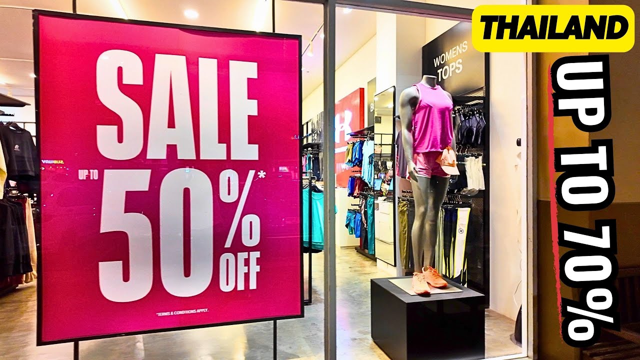 Don't Miss the Mega Sale at Outlet Mall Pattaya: Up to 70% Off! | Shopping in Thailand