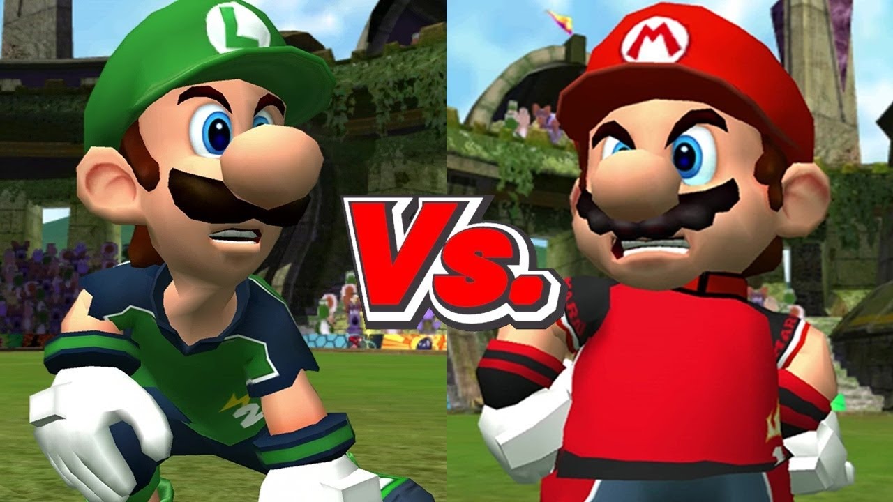 Super Mario Strikers - Luigi/Hammer Bros Vs. Mario/Toad