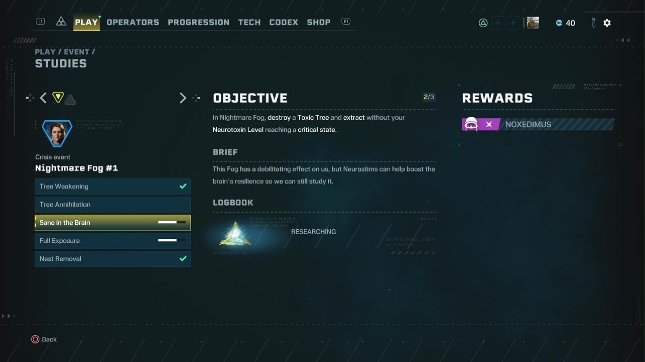 Tom Clancy's Rainbow Six Extraction:Nightmare Fog Best setup