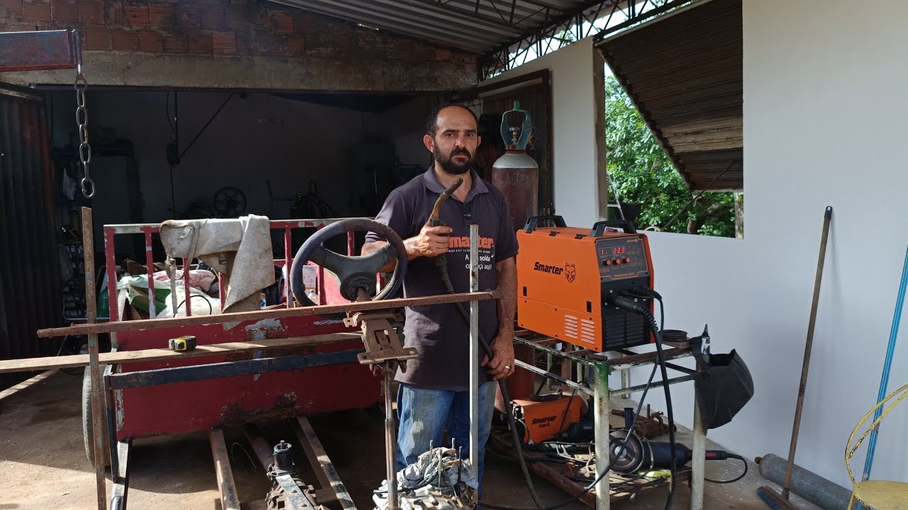 Mostrando os detalhes da construção do caminhão #smarter#lfmazim #caminhaozinho #adaptacao #direcão