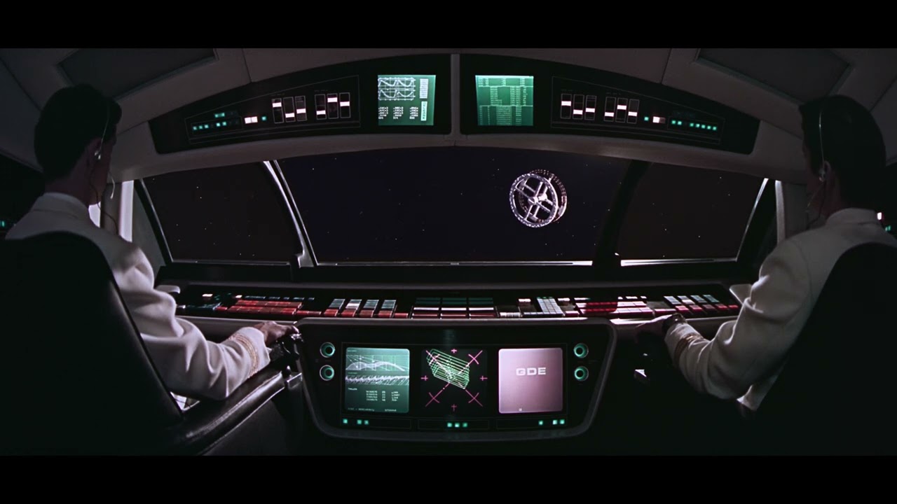 2001: A Space Odyssey (1968) - First digital computer animation in a movie (4K)