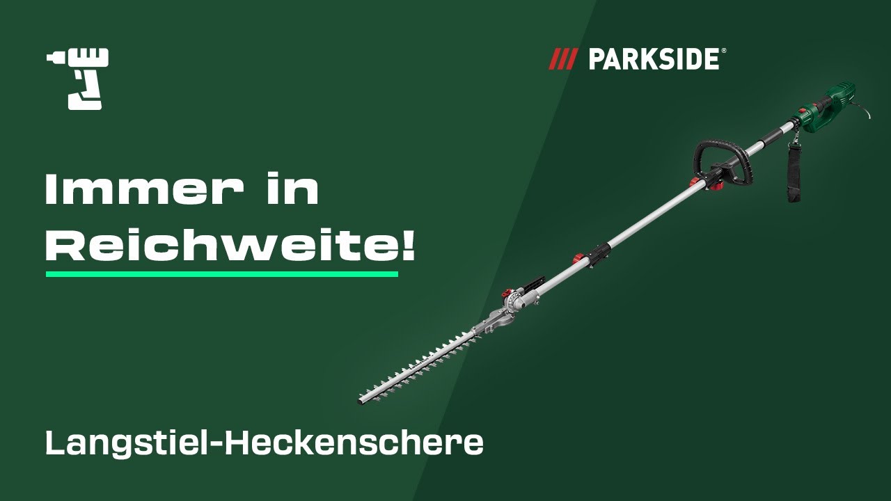 Die PARKSIDE Langstiel-Heckenschere mit Teleskopstiel im #ToolTalk