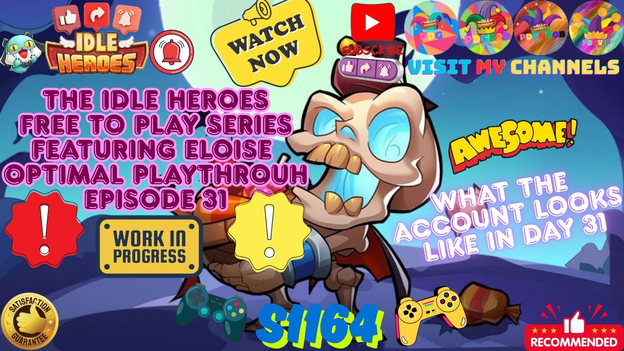 What a f2p account looks after a month on the Server - Idle Heroes