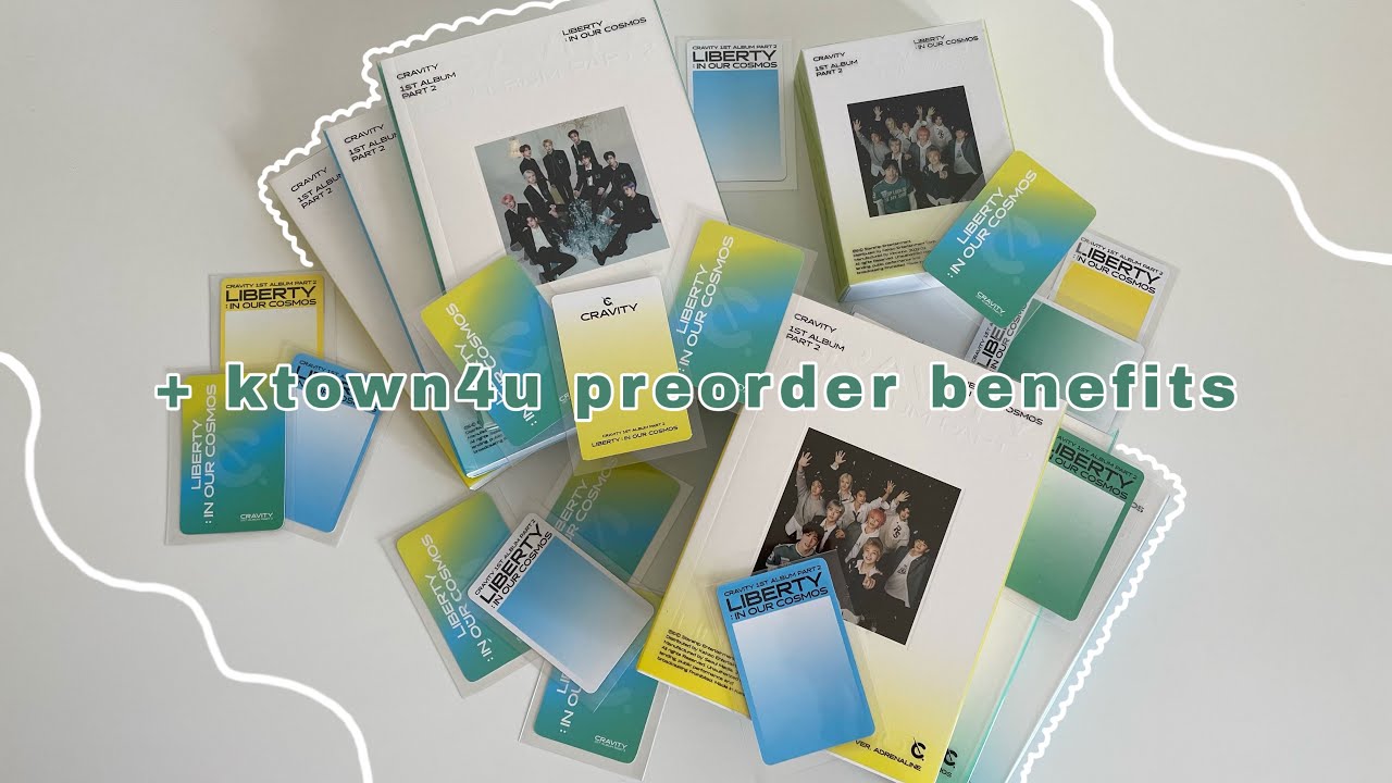unboxing cravity - liberty : in our cosmos album + kit | ktown4u pobs ♡