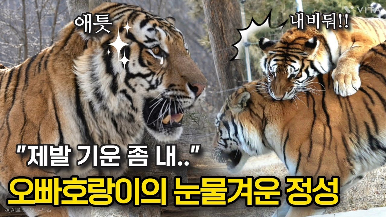 오빠호랑이의 여동생 향한 눈물겨운 정성(곤씨가 본 무궁이 다리 상태)