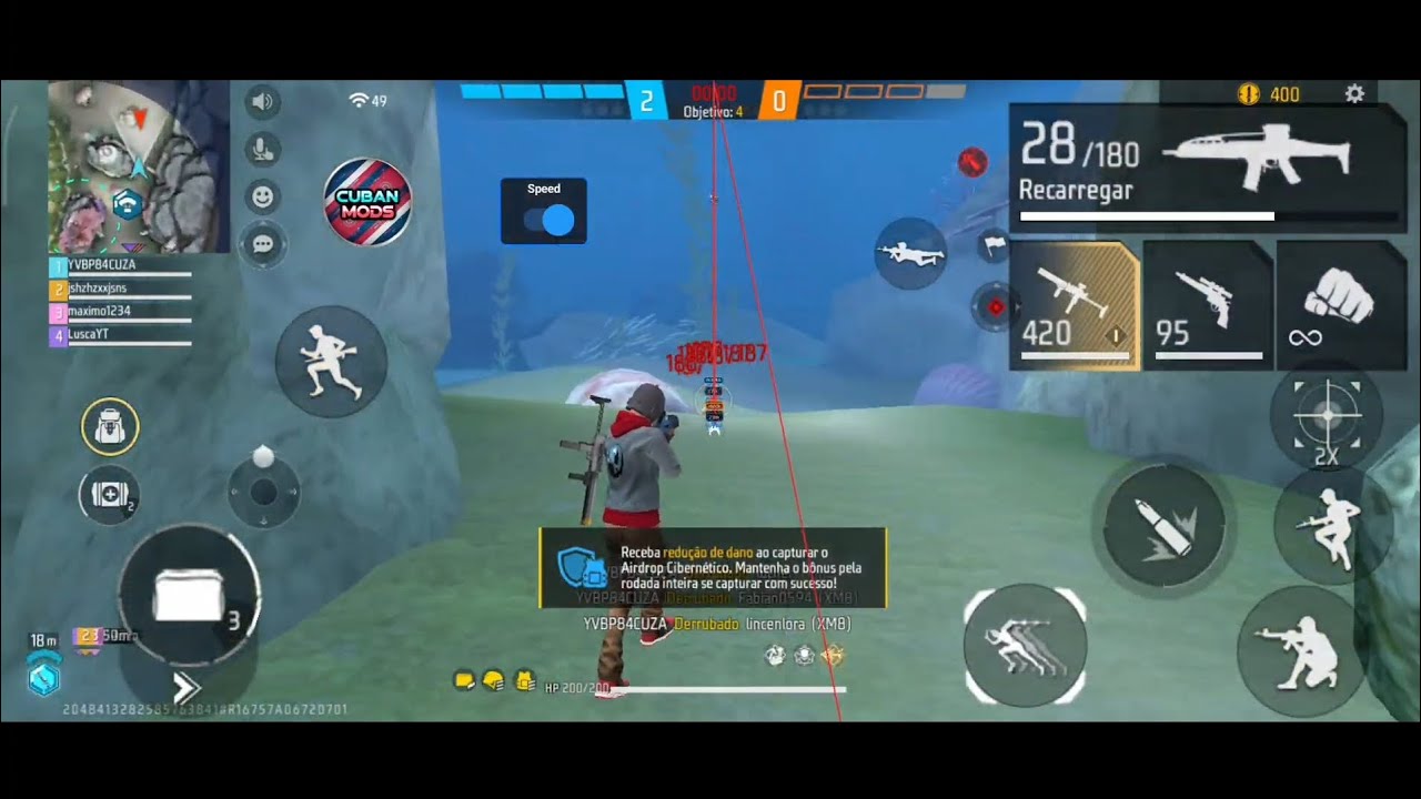 CUBAN MODS NEW UPDATED VERSION V1.7 Op Working #freefire#pannel #viral