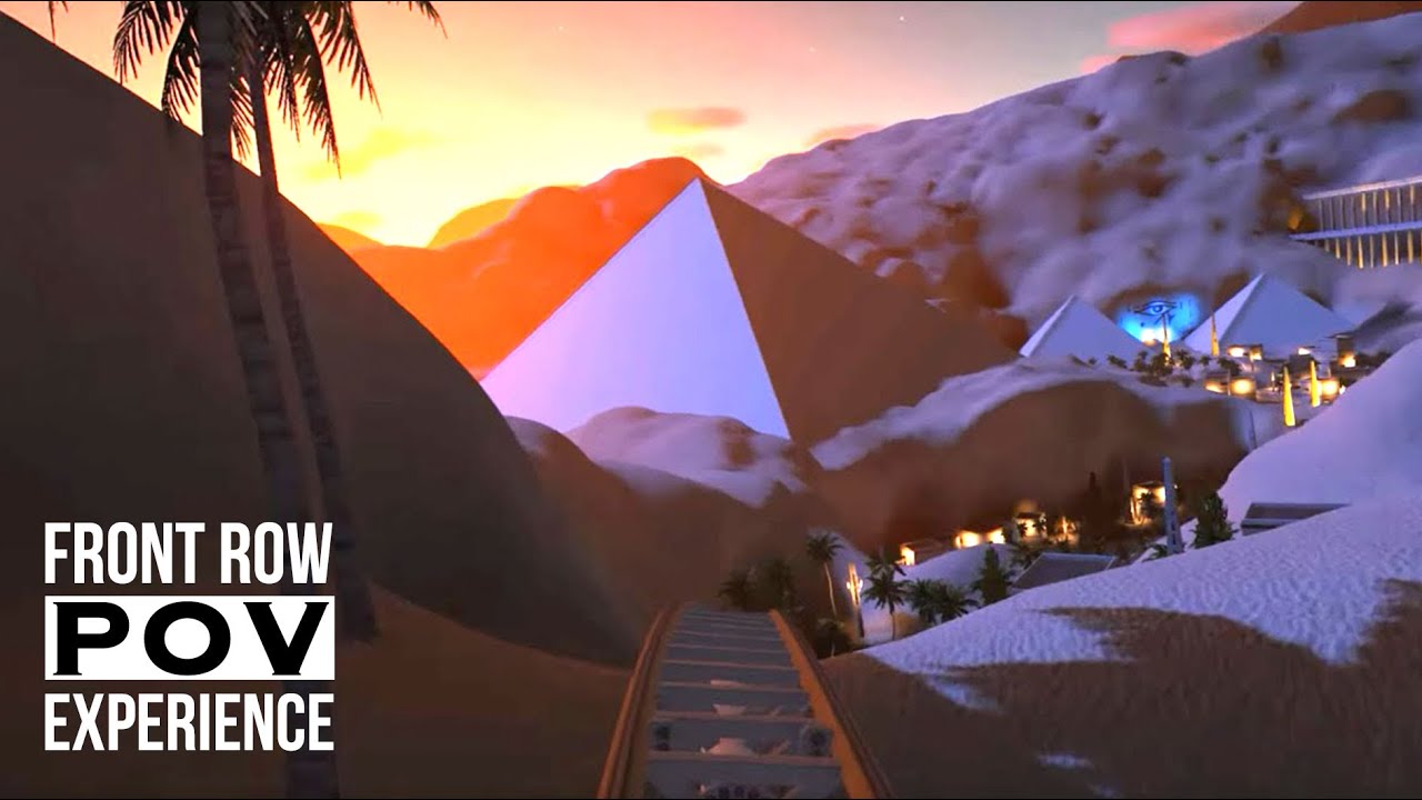 Revenge of the Sphinx! Egyptian Roller Coaster!