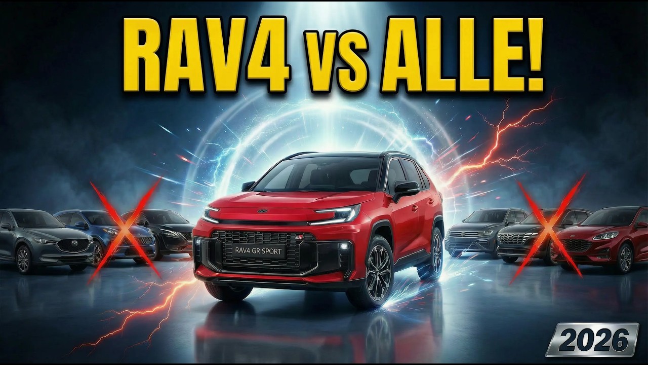 2026 Toyota RAV4 vs Rivalen: Der große Technikvergleich + Preis (Alle Direktgegner)