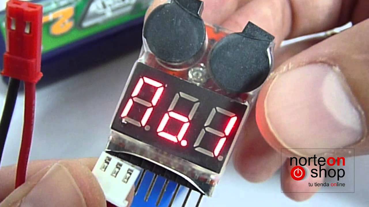 Configurar Salva lipo tester de 1S-8S para baterías LIPO