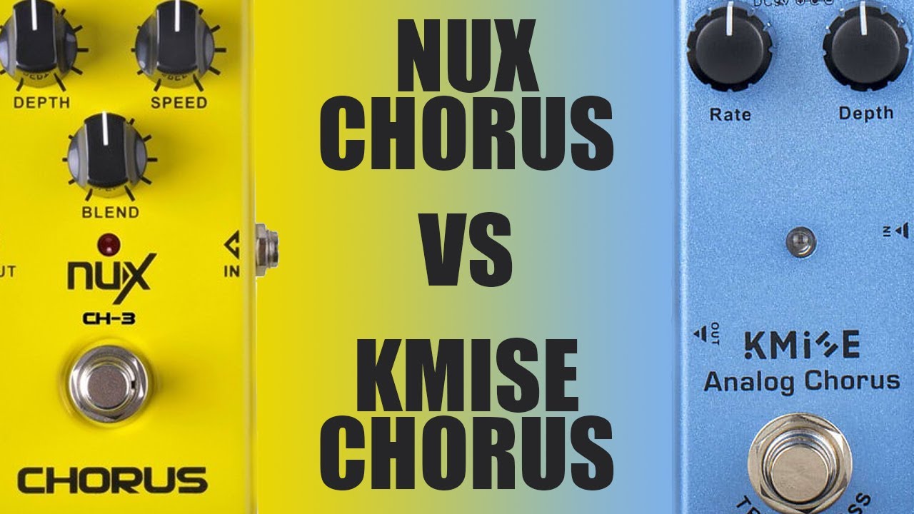 NUX CH-3 Chorus VS KMISE Chorus (cheap chorus comparison)