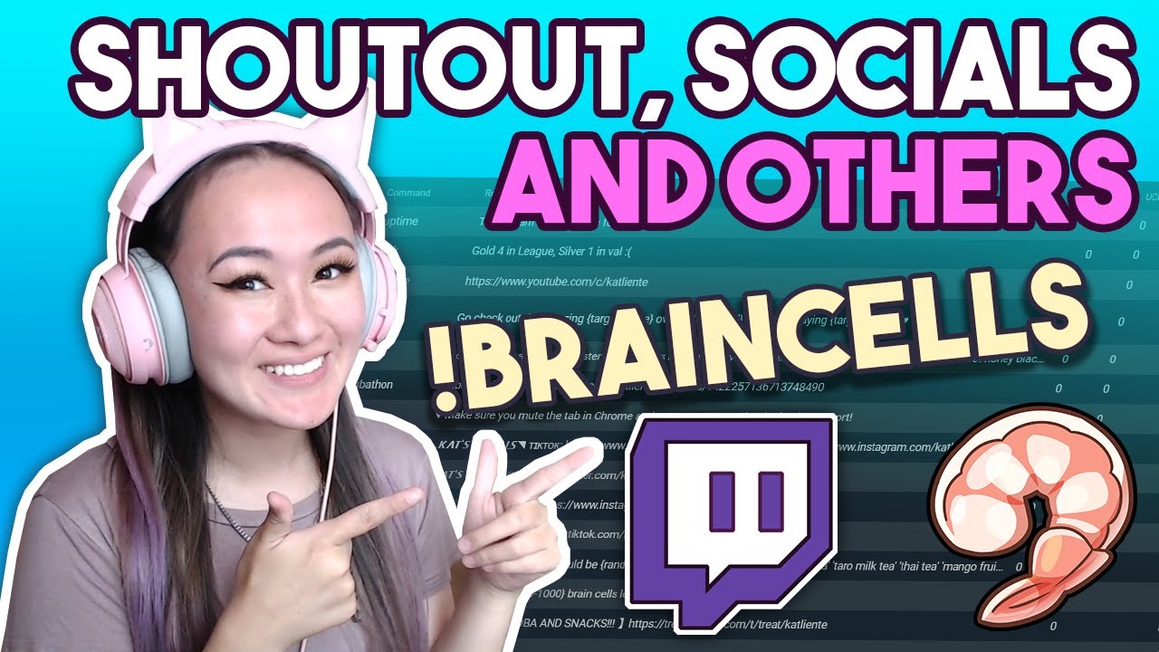 Fun Twitch COMMANDS for Streamlabs Cloudbot