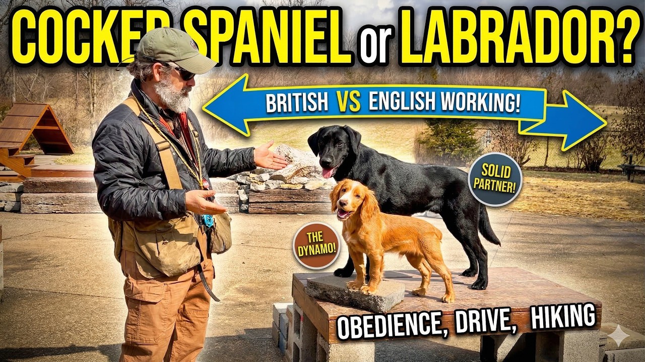 English Working Cocker Spaniel vs British Field Labrador Retriever | Which One Is Right For You?