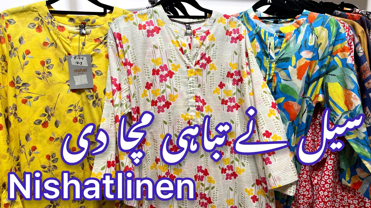 Nishatlinen sale today | Pret Collection