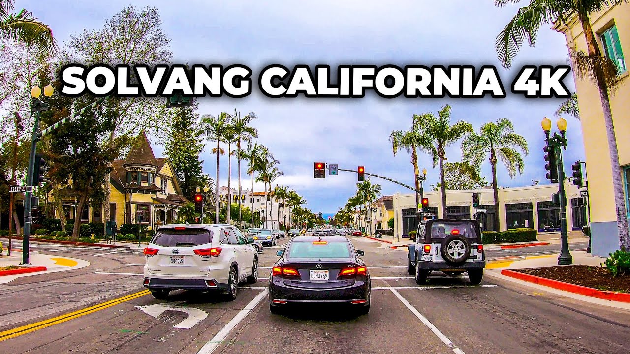 California Driving Tour 4K - Driving To Solvang From Santa Barbara (Scenic Drive)