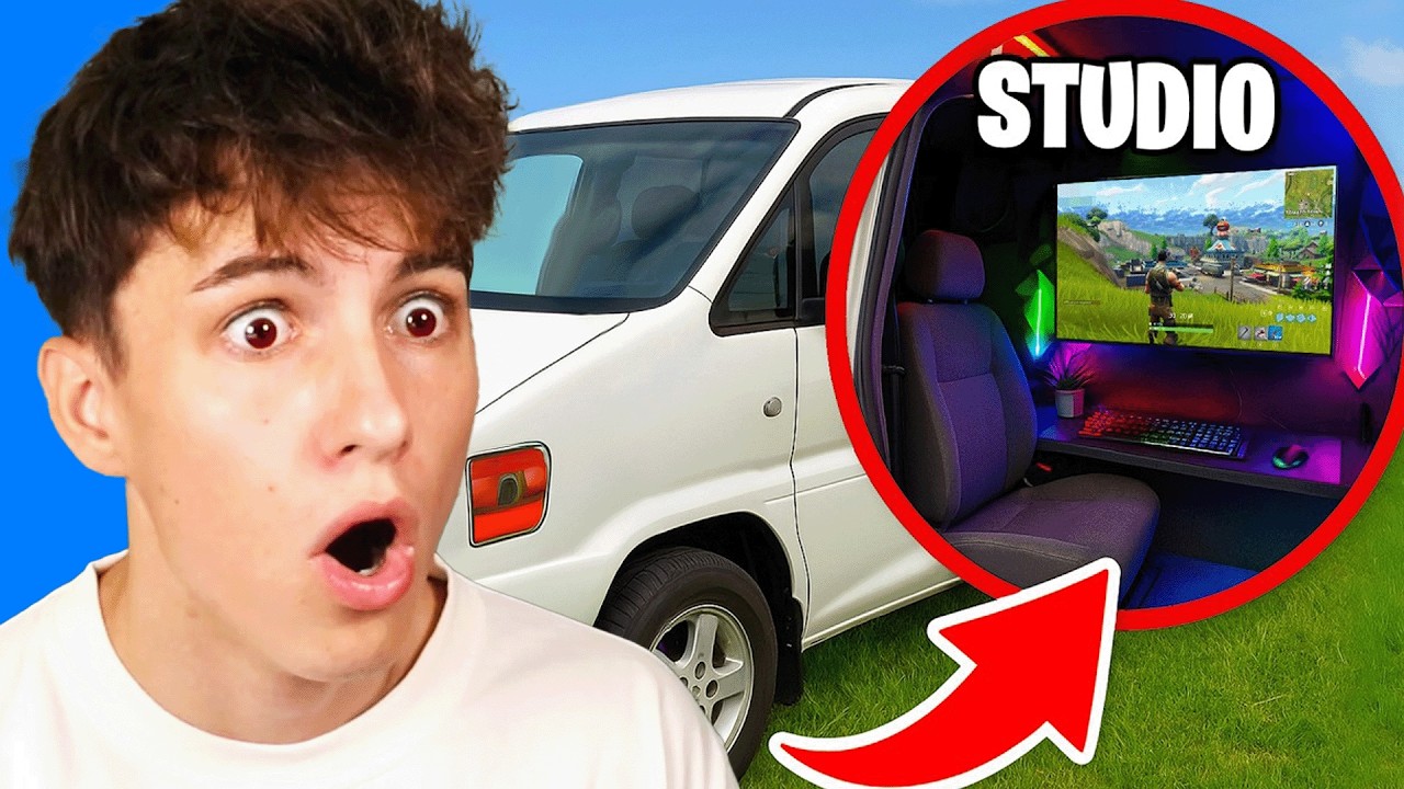 Postavil Nejlepší Herní Studio v Autě!
