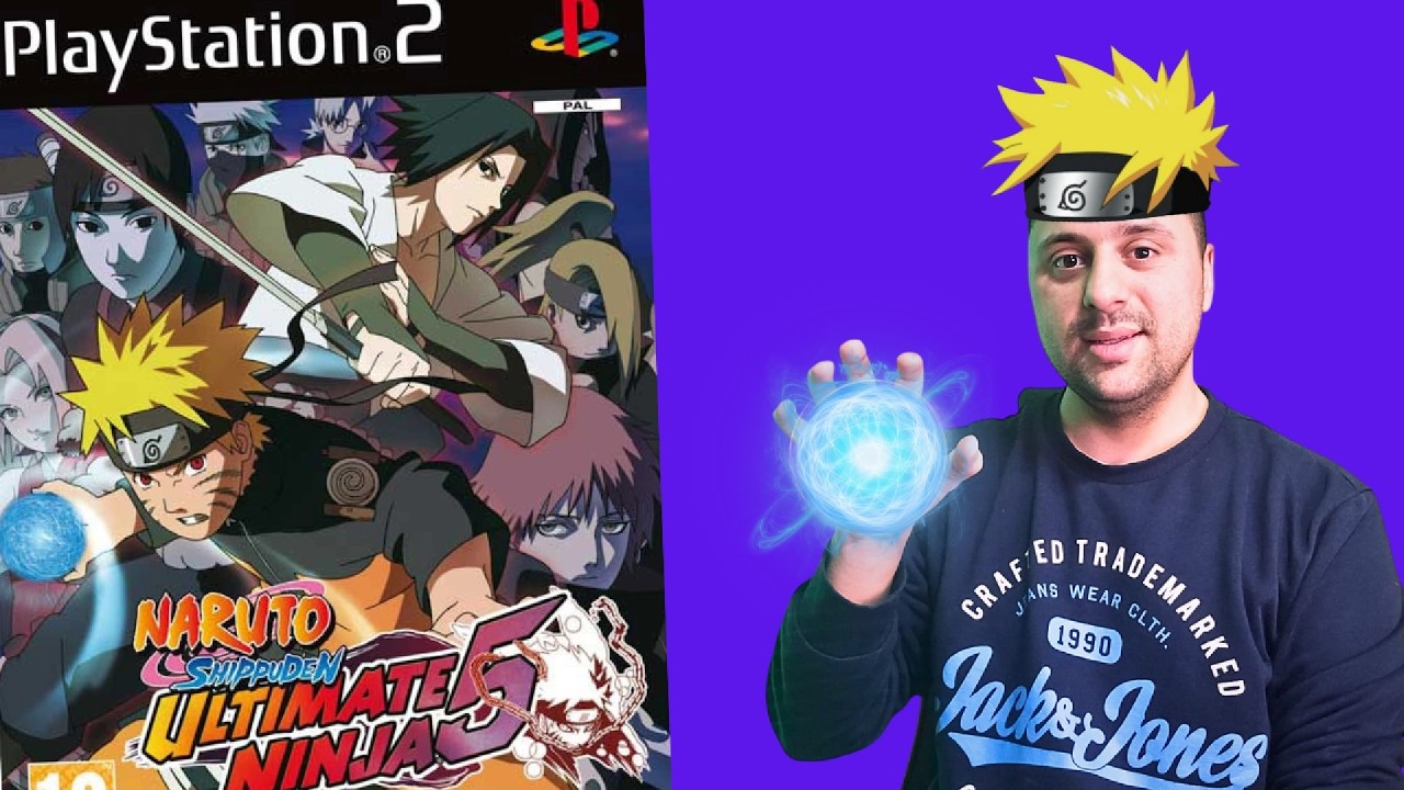 aquí te traigo lo que he jugado PS 2 mi infancia Naruto Shippuden Ultimate Ninja 5  Parte 1