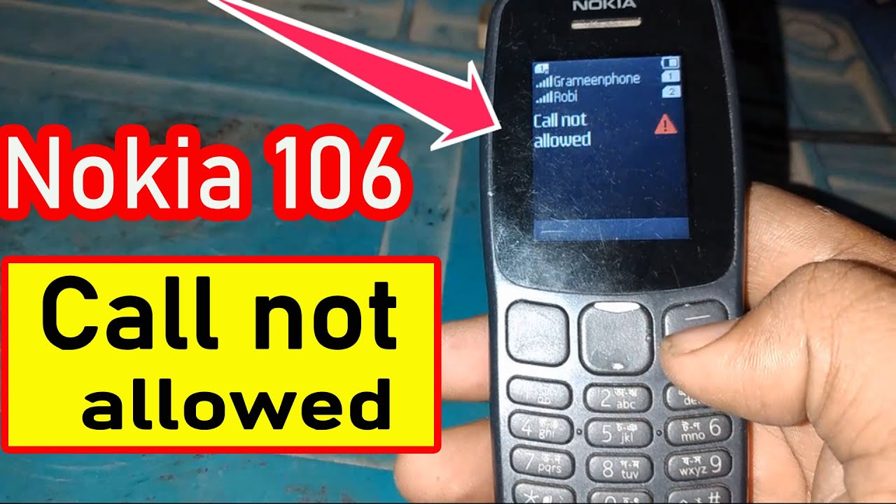 Nokia 106 (TA1114) Call not allowed | Disable Fixed Dialing Option | How To Setting Disable FDN 106