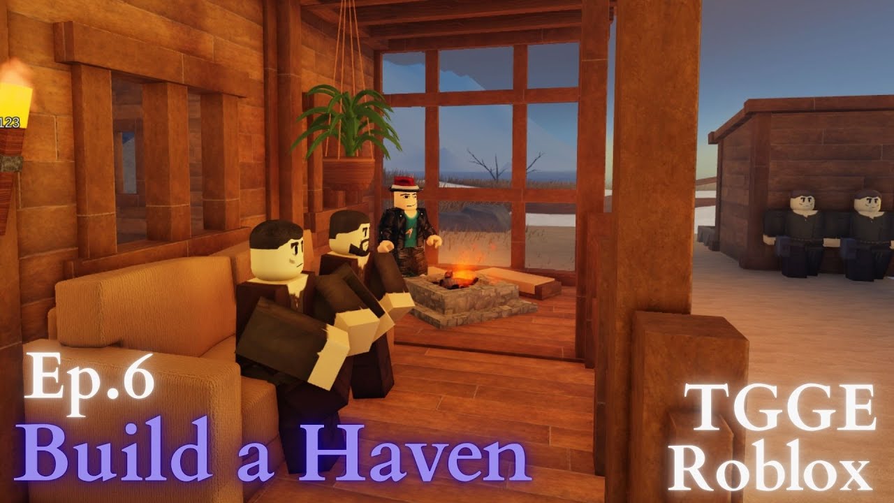 The PORCH area! Building UP | Build a Haven Ep.6 [ROBLOX]