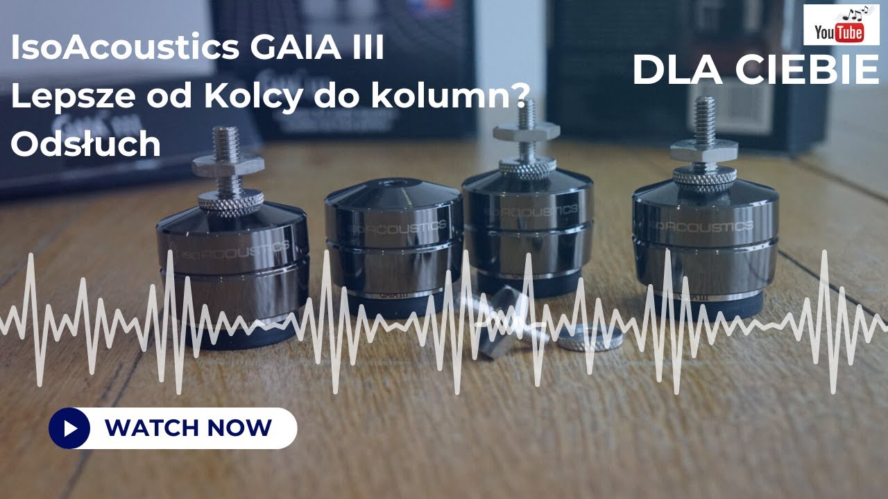 IsoAcoustics GAIA&nbsp;III | Test i Odsłuch | N&oacute;żki Pylon Audio Vs Tłumik drgań IsoAcoustics