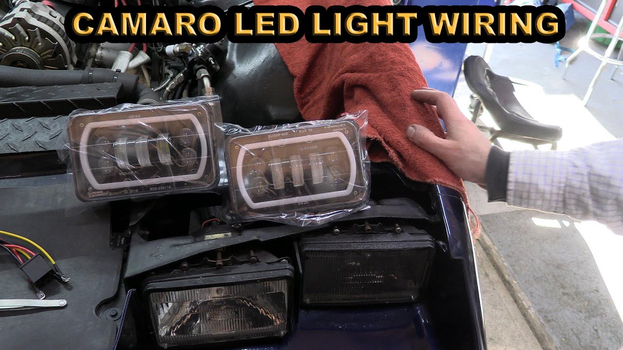 How To Wire LED Headlights On a Camaro (1982-1992)