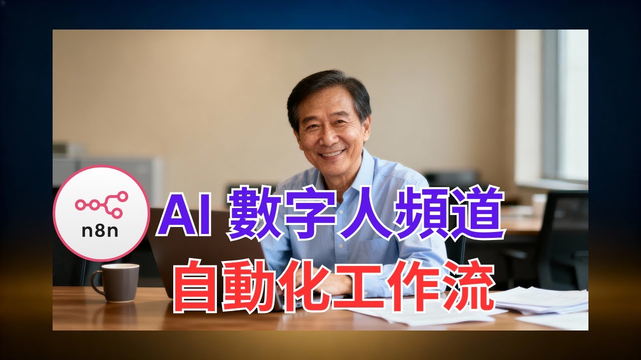 🚀 用這套 AI 數字人工作流爆紅！一支影片突破 100 萬觀看🔥｜AI 數字人自動化工作流 #n8n