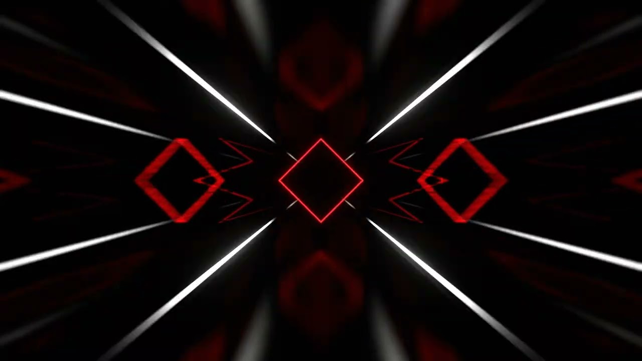 Red White Strobe Neon Rhythm Tunnel Background VJ Loops in&nbsp;4k