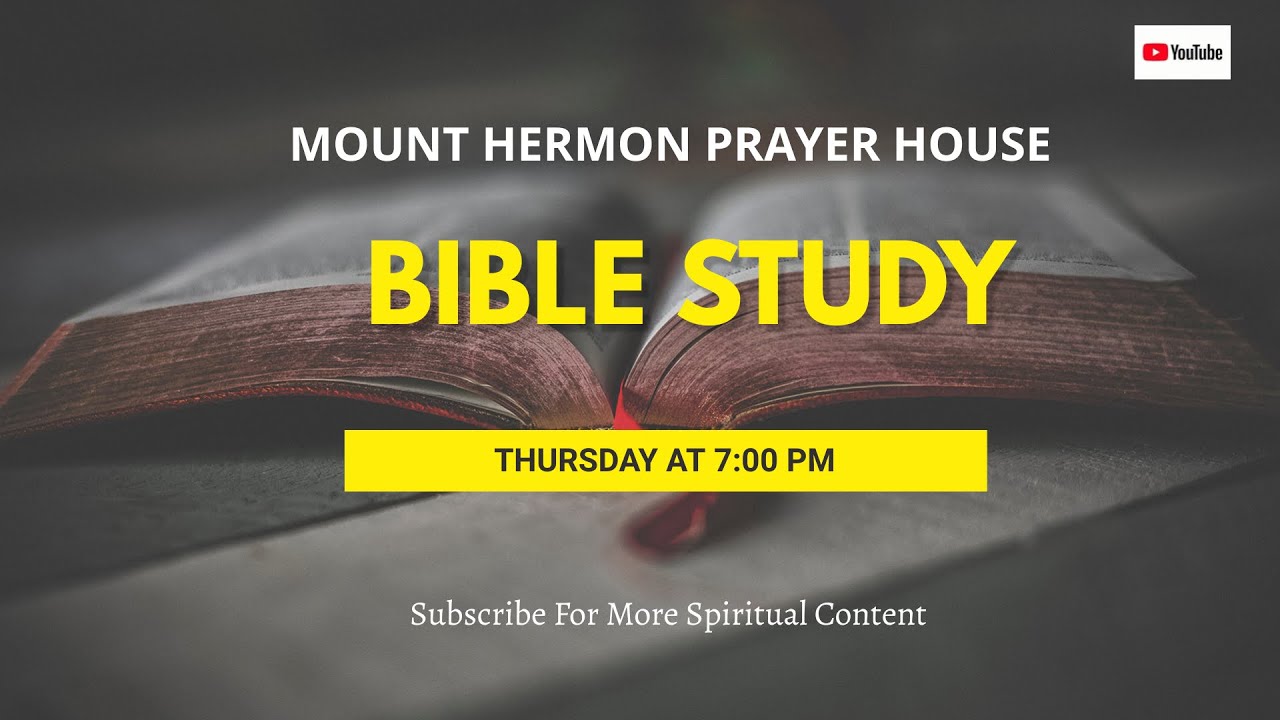 Live || Bible Study  || 12th MARCH 2026 || Mount Hermon Prayer House, Shyamnagar