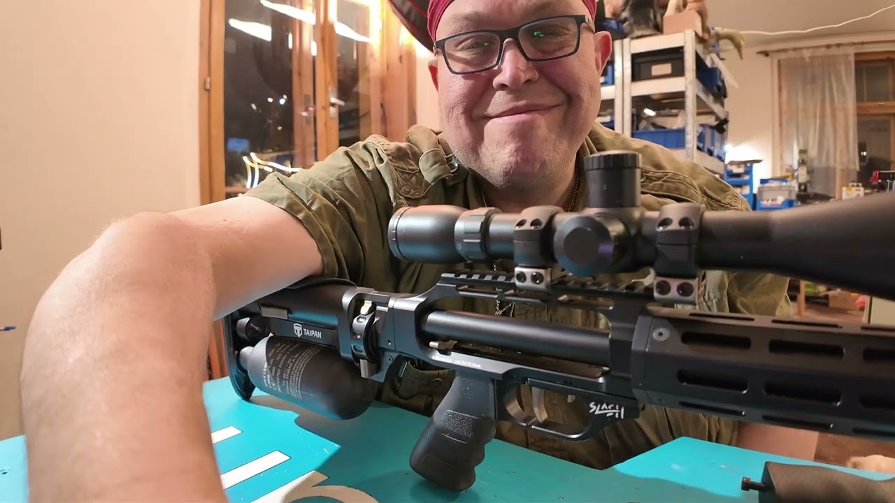 Taipan Slash semiauto pcp airgun (czech speak)