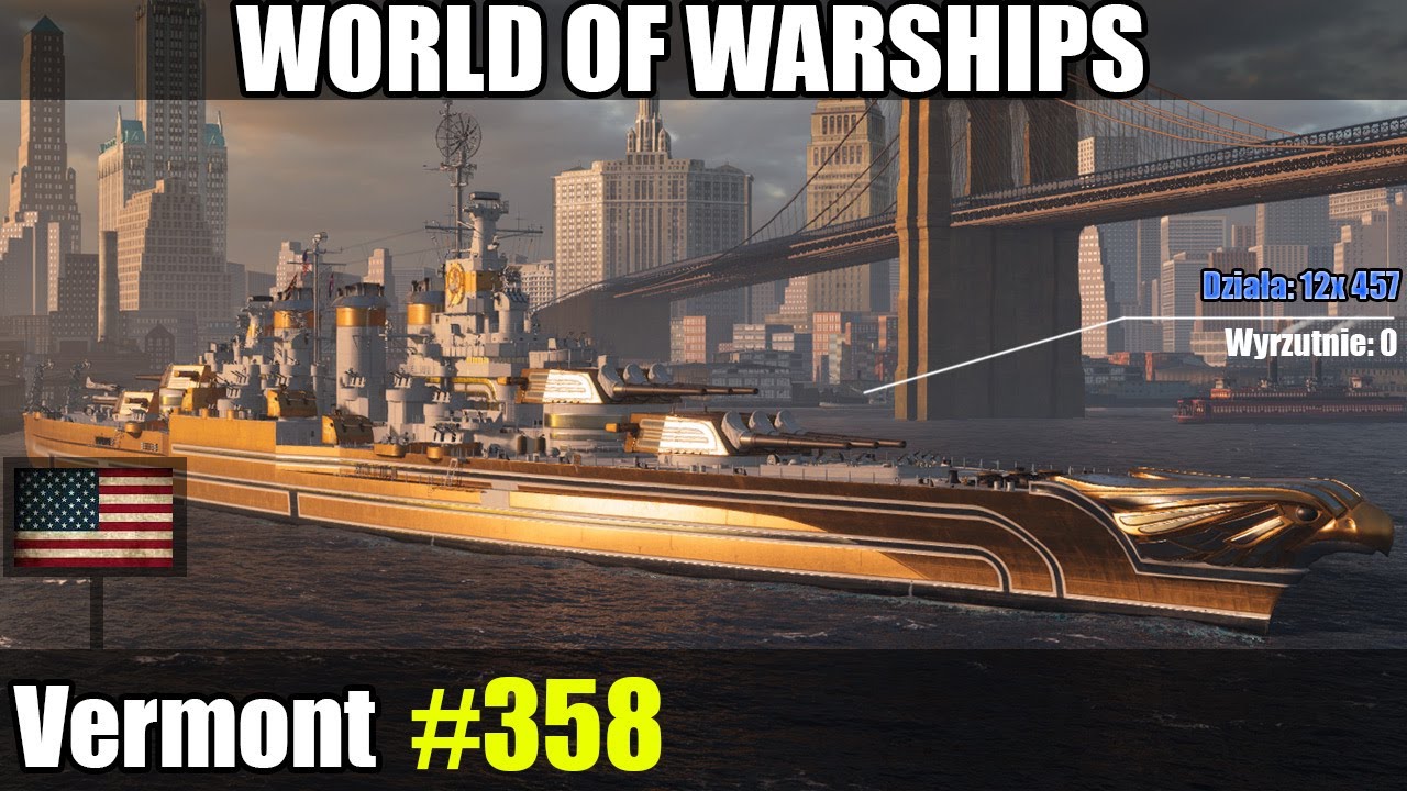 World of Warships - Okręt Vermont