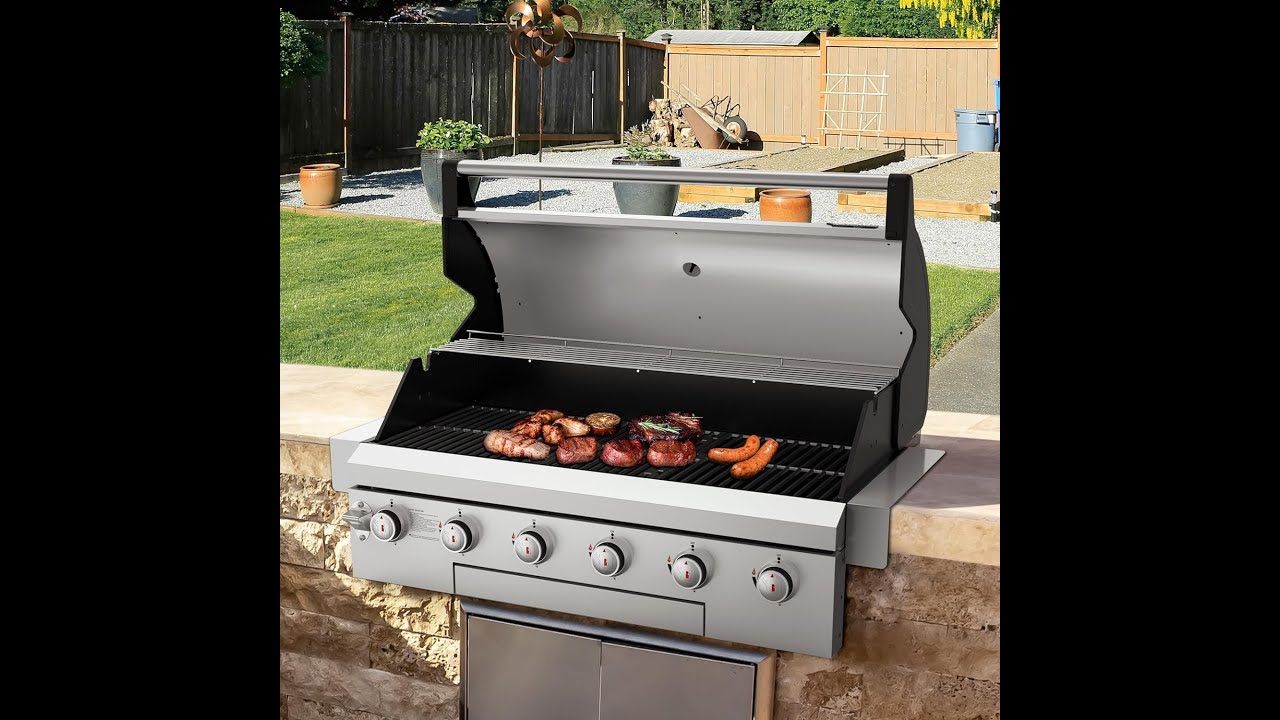 Review: Brand-Man 40-Inch Propane Gas Grill – 6 Burners, 60,000 BTUs & Heavy Duty