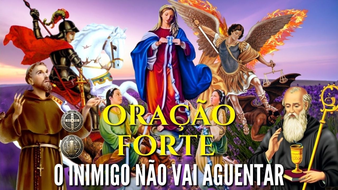 OS NÓS ESTÃO SENDO DESATADOS AGORA — São Jorge São Bento São Miguel e Nossa SENHORA PROTEÇÃO HOJE