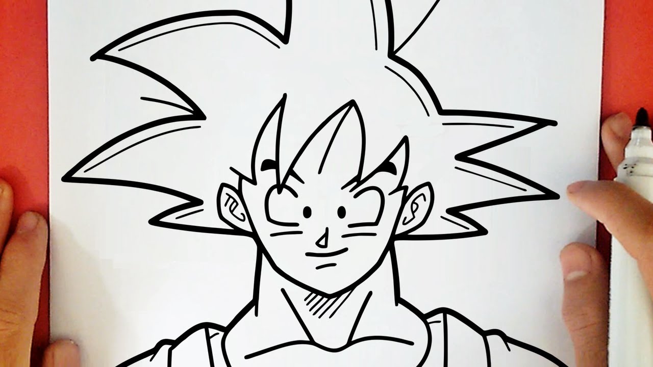 COMO DIBUJAR A GOKU