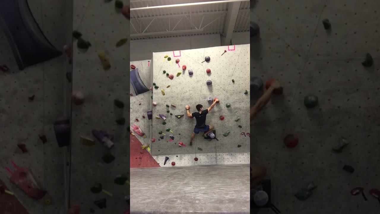 Really fun comp Boulder V4-V5 #rockclimbing #boulder #bouldering #training #practice