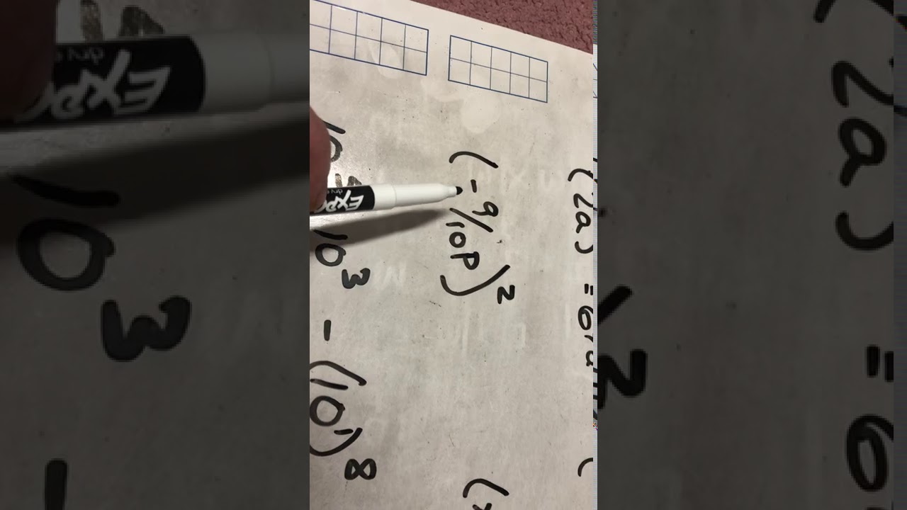 Working with expressions and exponents, pt. 2
