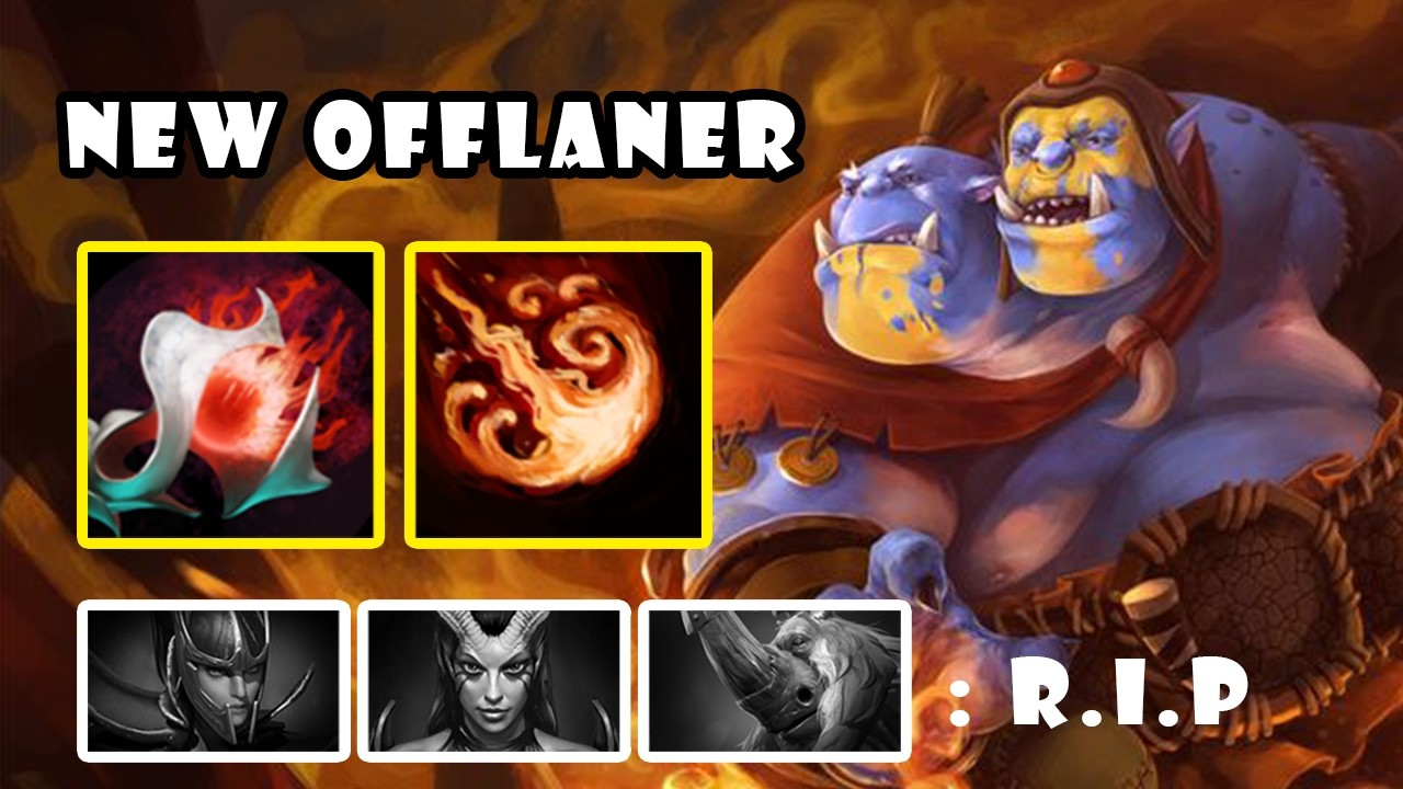 How to Play New Offlaner Ogre Magic Destroyed Carry PA | Dota 2 Gameplay 7.40