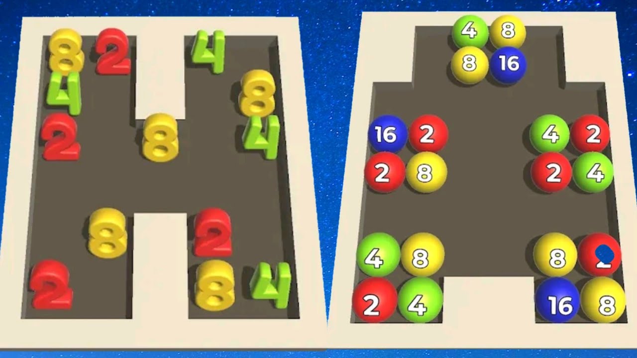 Merge Cubes 2048 - (Level Up Cube Number) Max Level