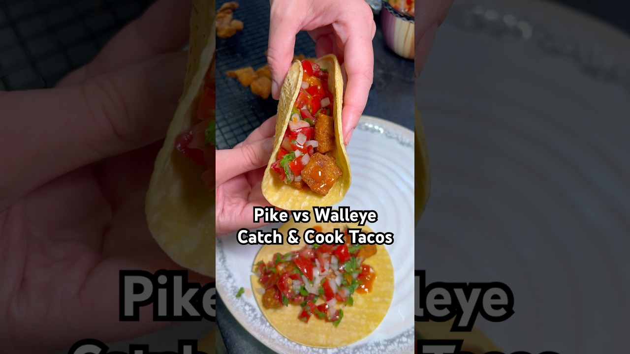 Northern Pike vs Walleye Tacos 🎣