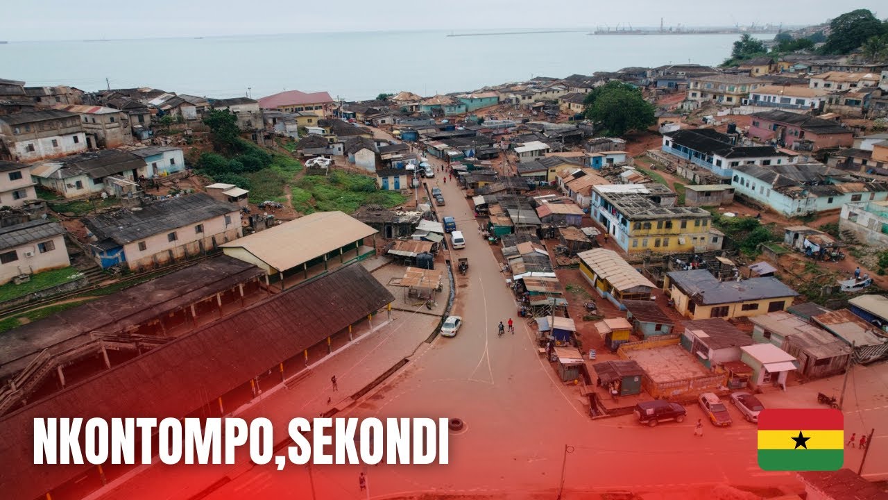 Wooow, This Is NKONTOMPO, One Of The Oldest Town In Sekondi-Takoradi🇬🇭Real Life Scenes!