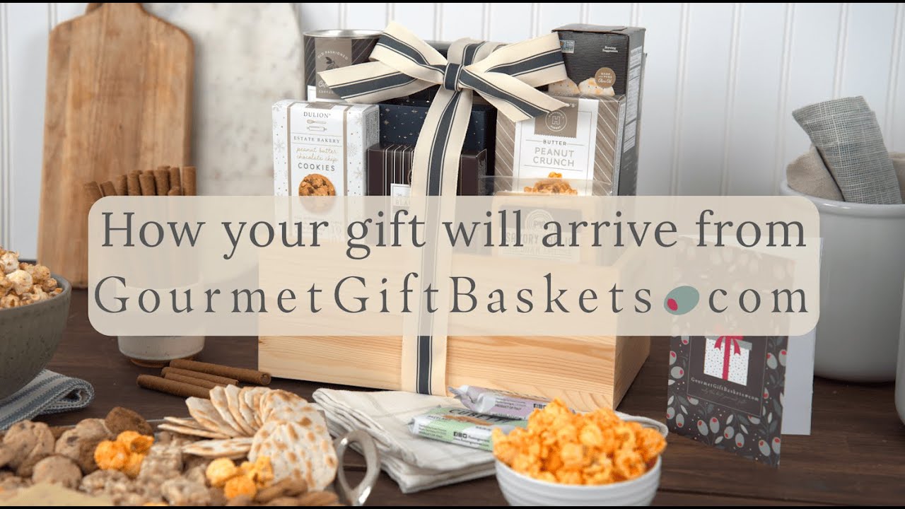 How your gift from GourmetGiftBaskets.com will arrive