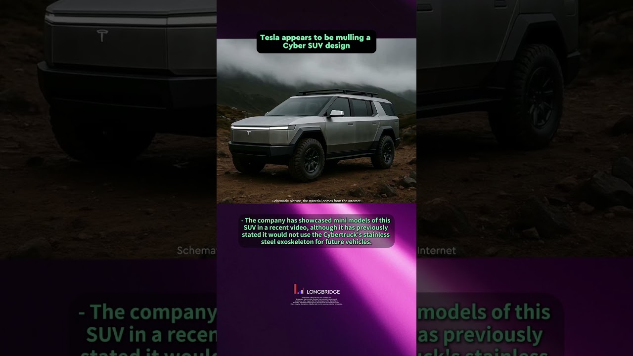 Tesla appears to be mulling a Cyber SUV design