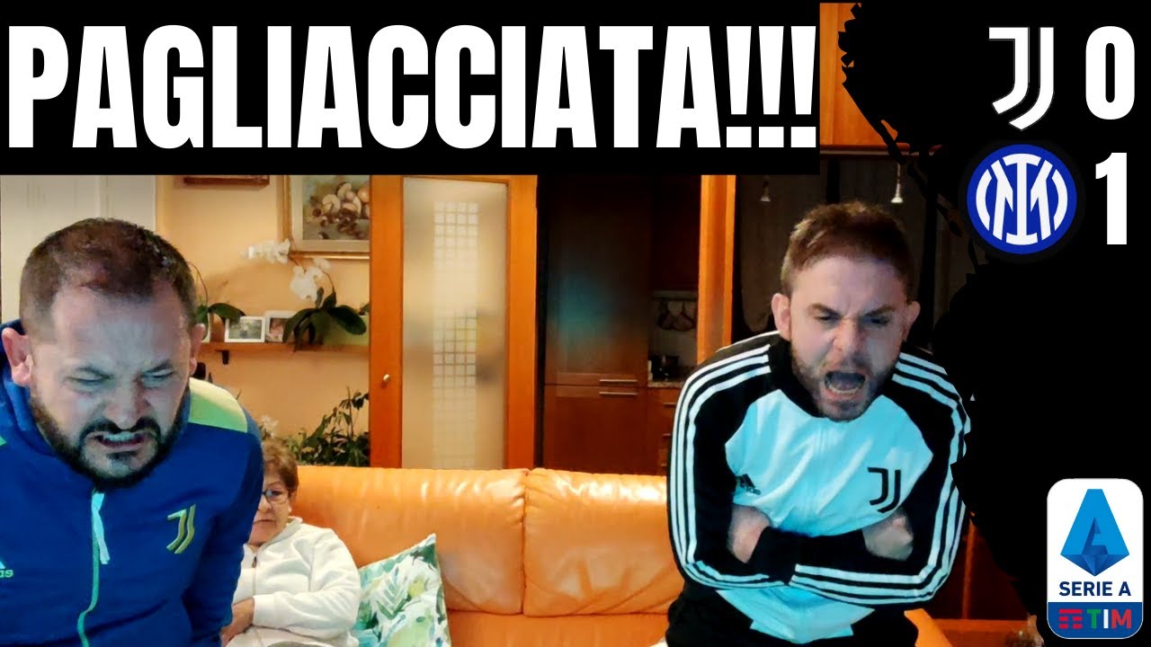 JUVENTUS-INTER 0-1 LIVE REACTION!!! HA VINTO LA BANDA DEGLI ONESTI 🤡