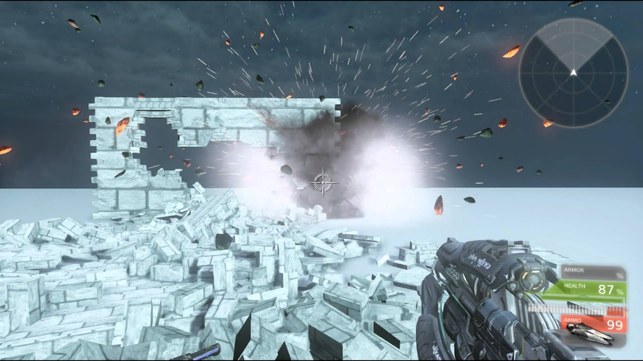 UDK | PhysX APEX Destruction Test |