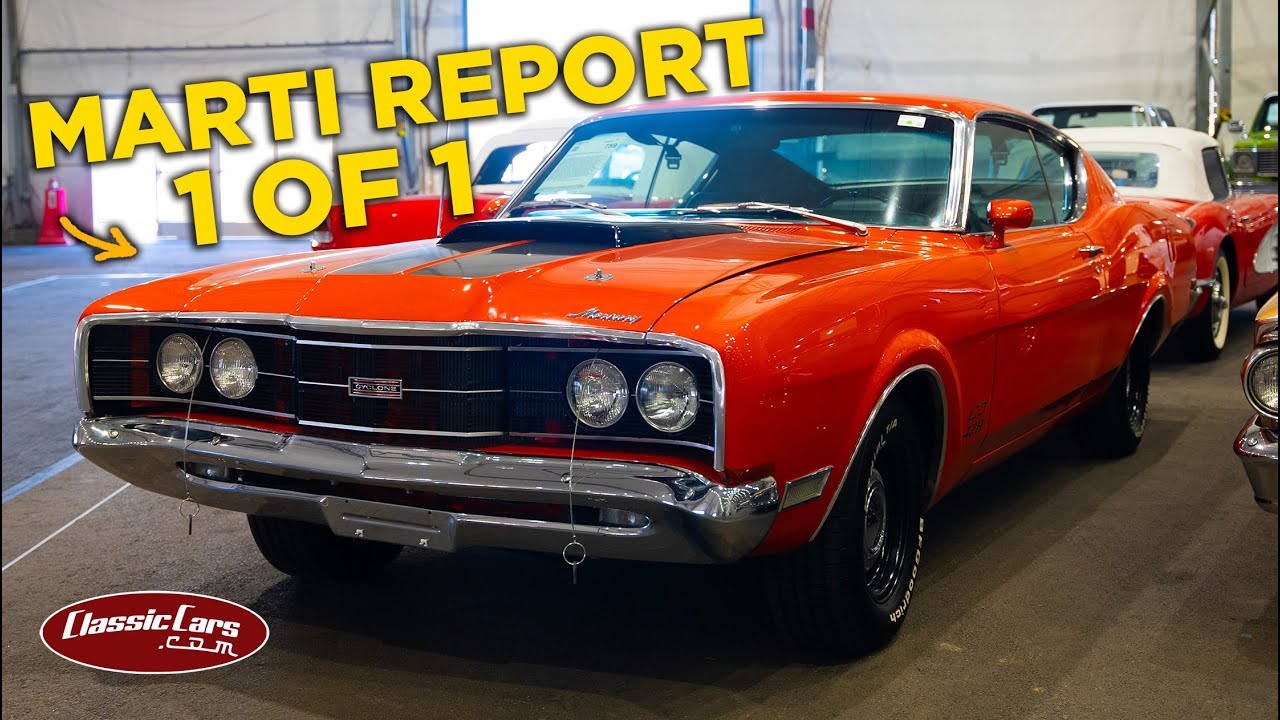 Самый крутой маслкар Mercury? Cyclone CJ 428 1969 года в Barrett-Jackson