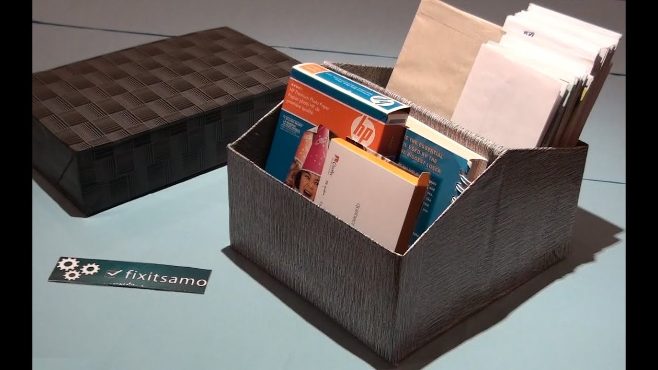 DIY: How to Recycle a Shoebox !