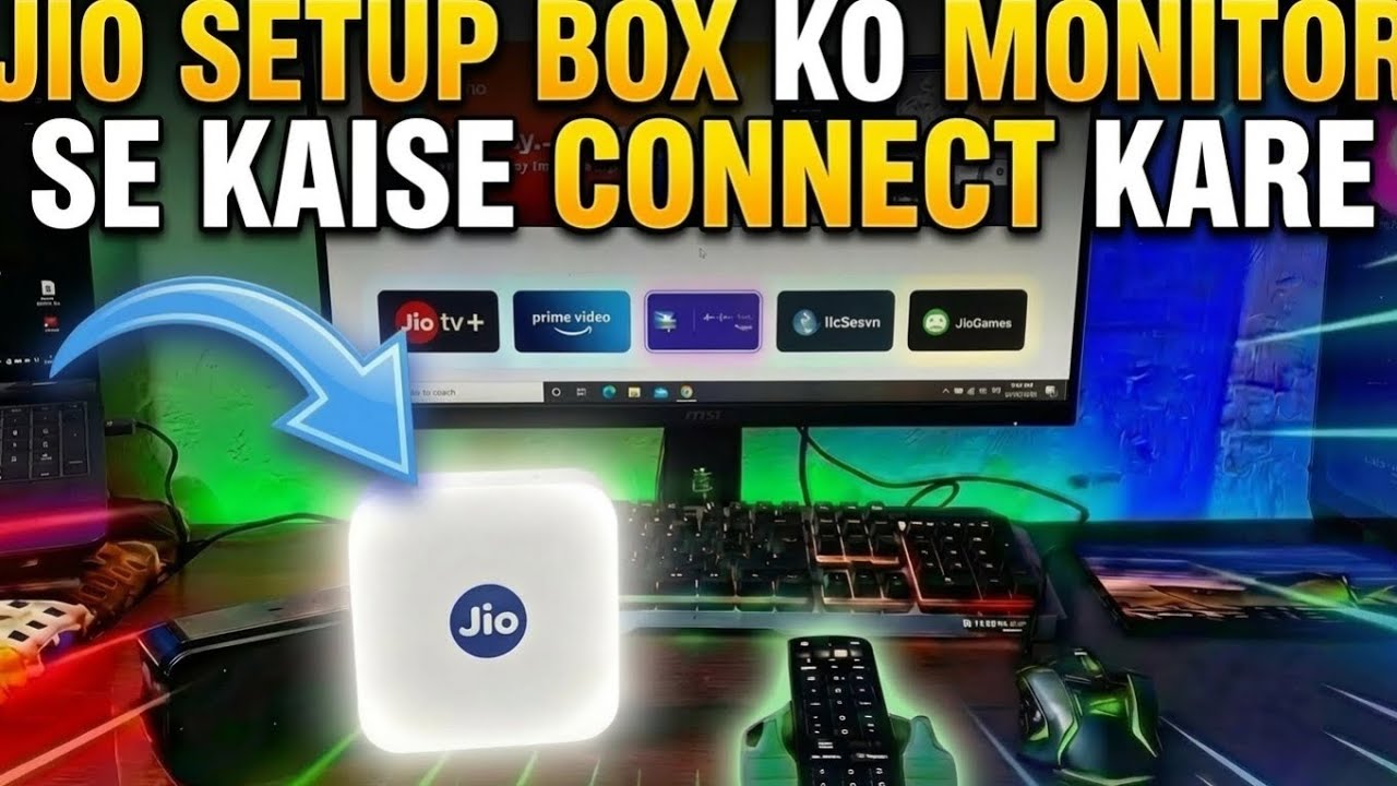 Jio Set-Top Box 2025 Review 🔥 | Monitor पर कैसे चलाएँ? Full Setup + Test ⚡