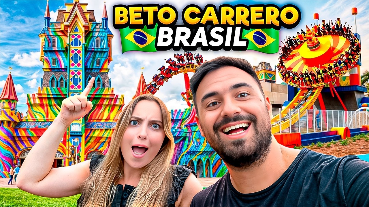 VISITAMOS el PARQUE de DIVERSIONES MÁS GRANDE de BRASIL - Beto Carrero