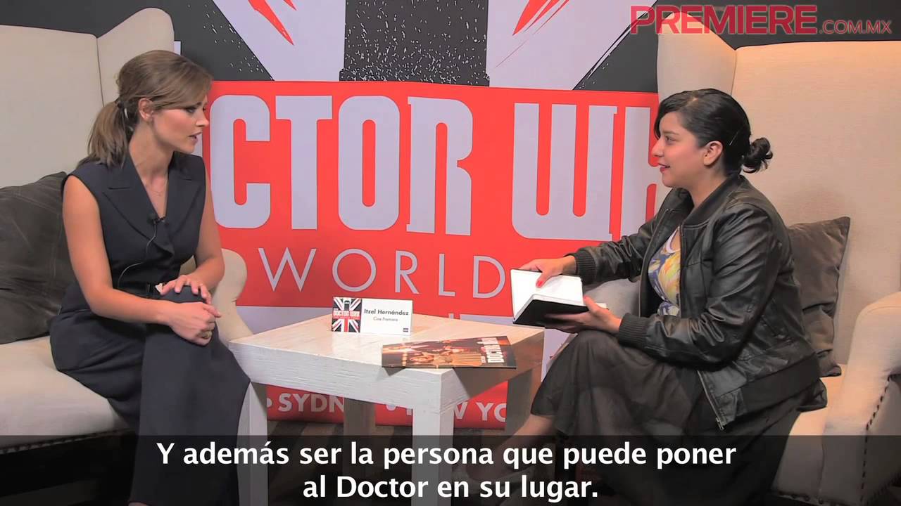 Jenna Coleman y Peter Capaldi hablan de Doctor Who