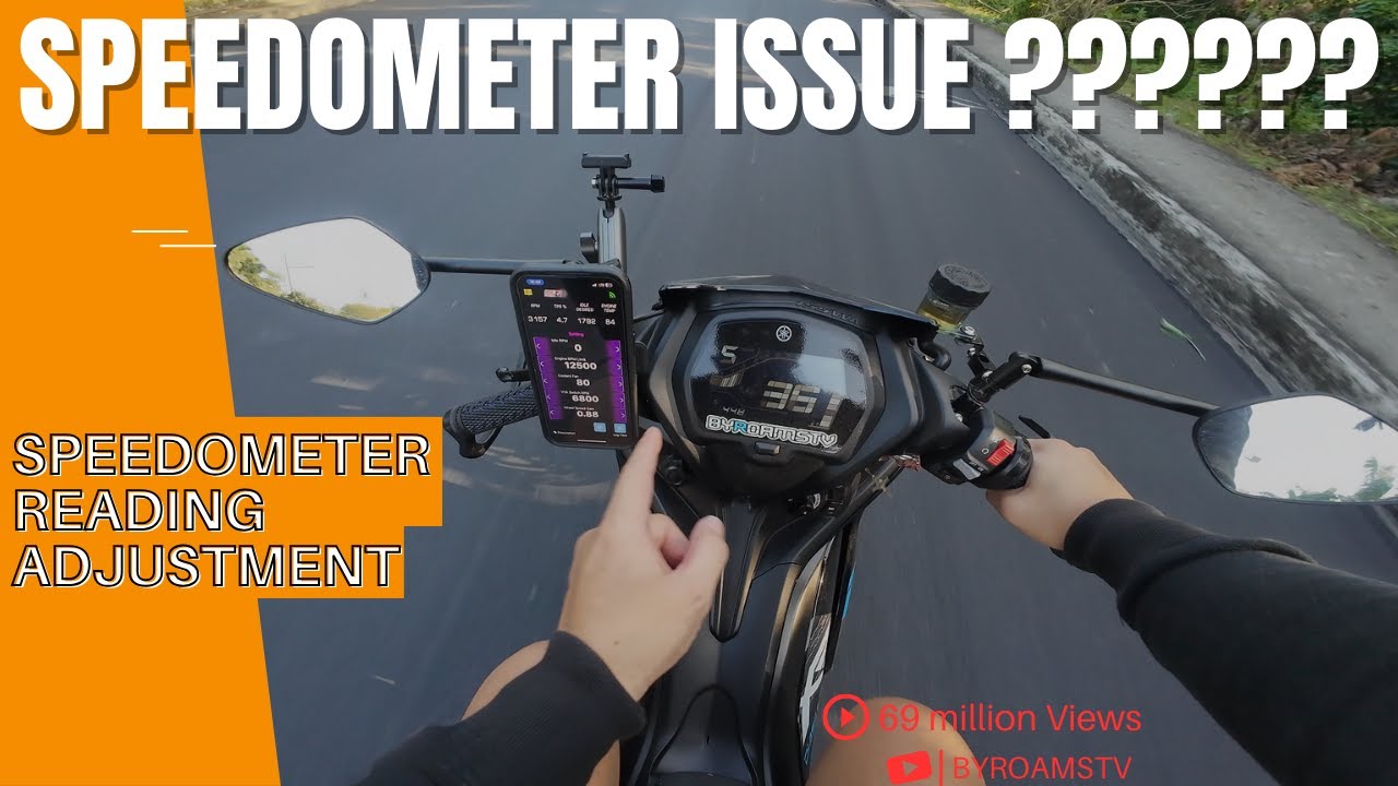 Sniper 155R - SPEEDOMETER READING CORRECTION | UMA M9 ECU | Y16ZR