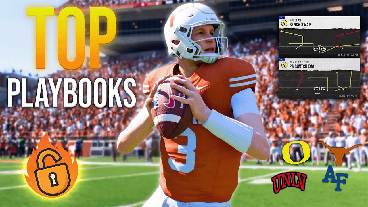 The BEST College Football 25 Playbooks!