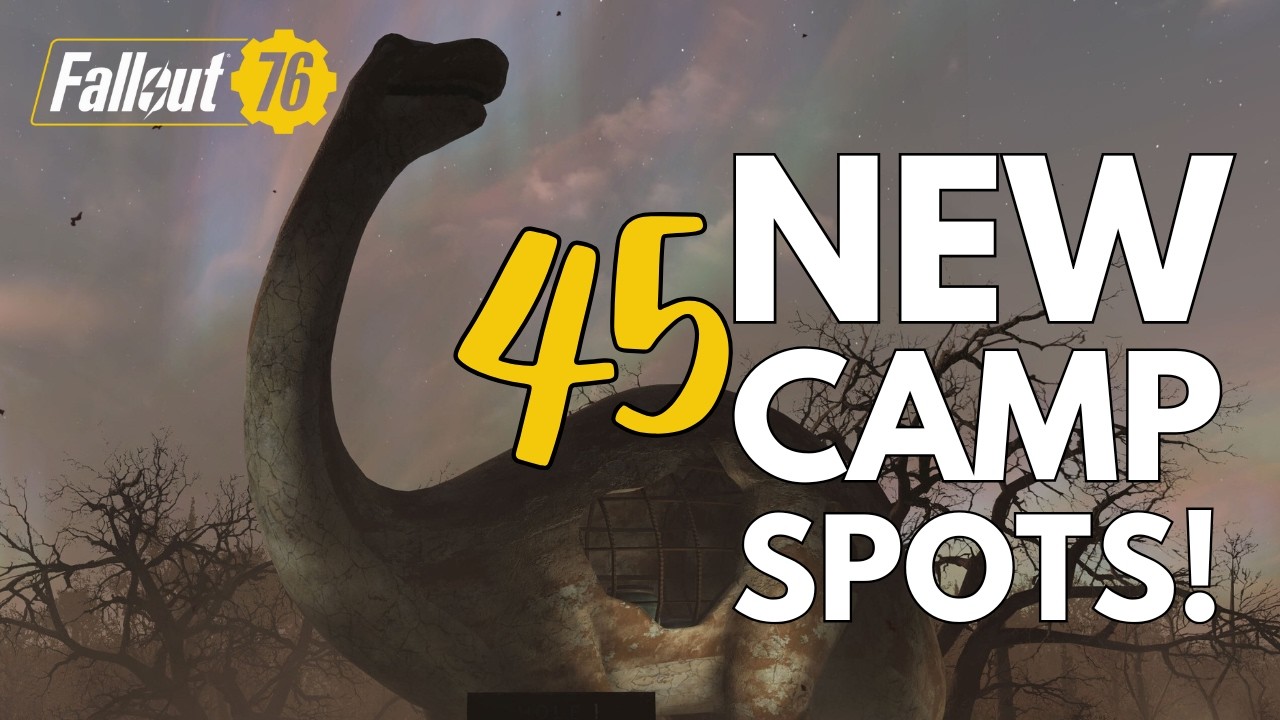 45 НОВЫХ ЛАГЕРЕЙ в Бёрнинг-Спрингс в Fallout 76 2025